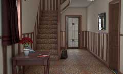 Hallway photorealistic render - Maya / V-ray